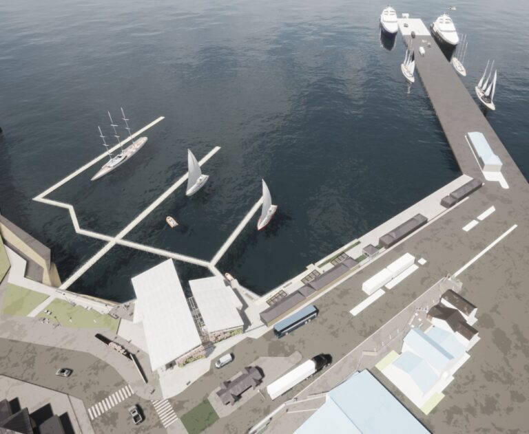 Ampliación del puerto comercial: El proyecto fue presentado a empresarios del sector turístico
