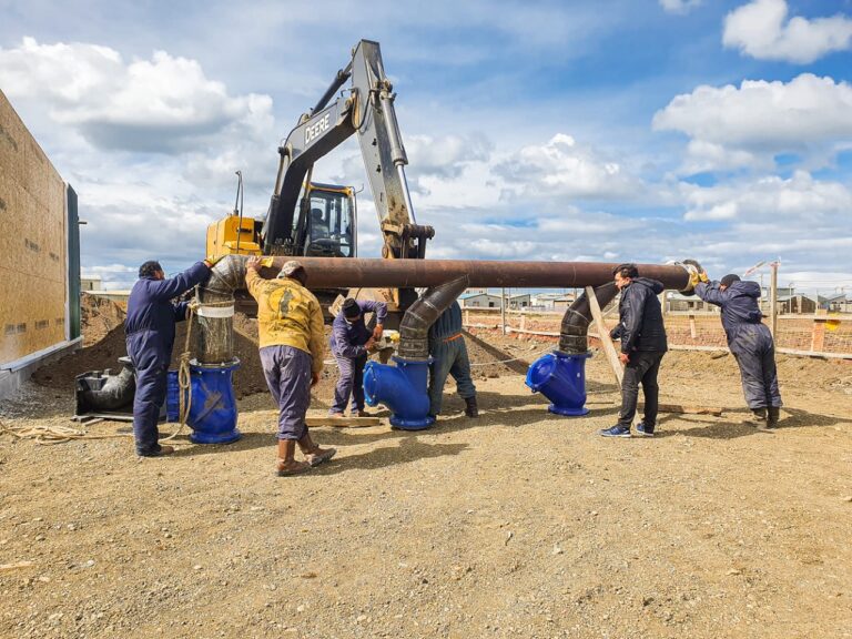 Río Grande: Avanzan las obras destinadas a resolver el tratamiento de aguas residuales en Margen Sur