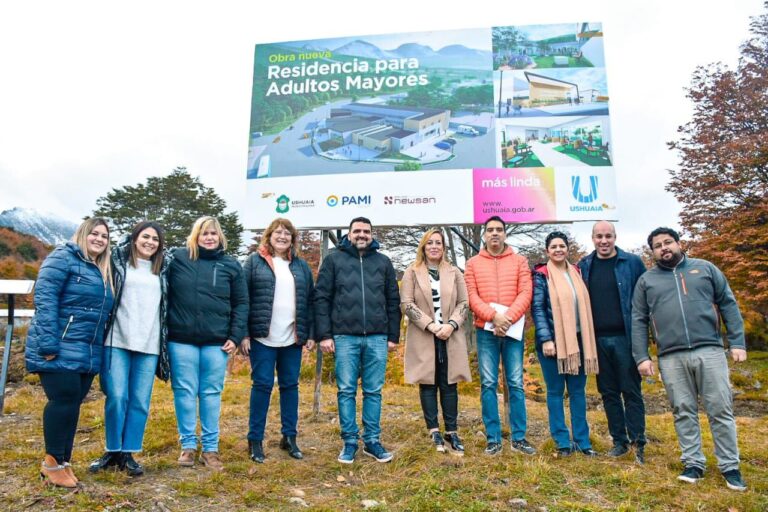 Vuoto puso en marcha las obras de la primera Residencia de Adultos Mayores de Ushuaia