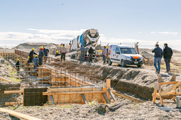AVANZA LA OBRA DE LA NUEVA PLANTA CLOACAL PARA LA ZONA NORTE DE RÍO GRANDE