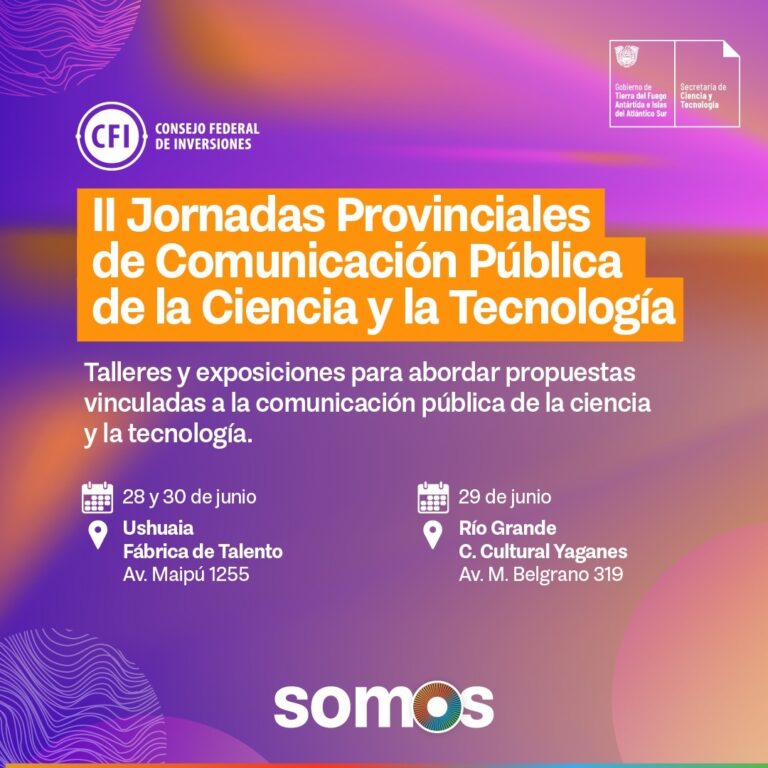 GOBIERNO LLEVARÁ A CABO LAS II JORNADAS PROVINCIALES DE COMUNICACIÓN PÚBLICA DE LA CIENCIA Y LA TECNOLOGÍA