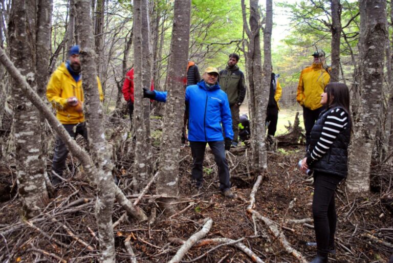 Productores participaron en una jornada de ordenamiento forestal en Tolhuin