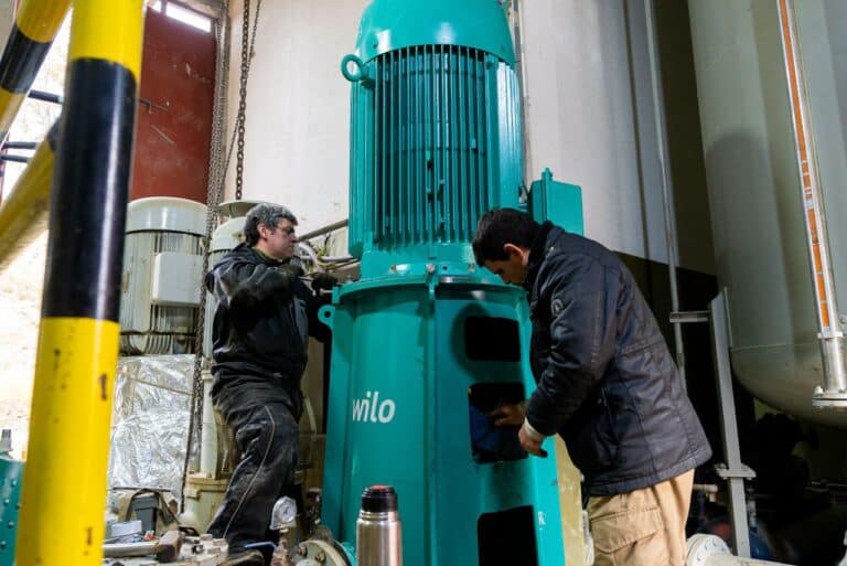 DPOSS invirtió en el recambio de una bomba clave para el sistema de agua potable de Ushuaia